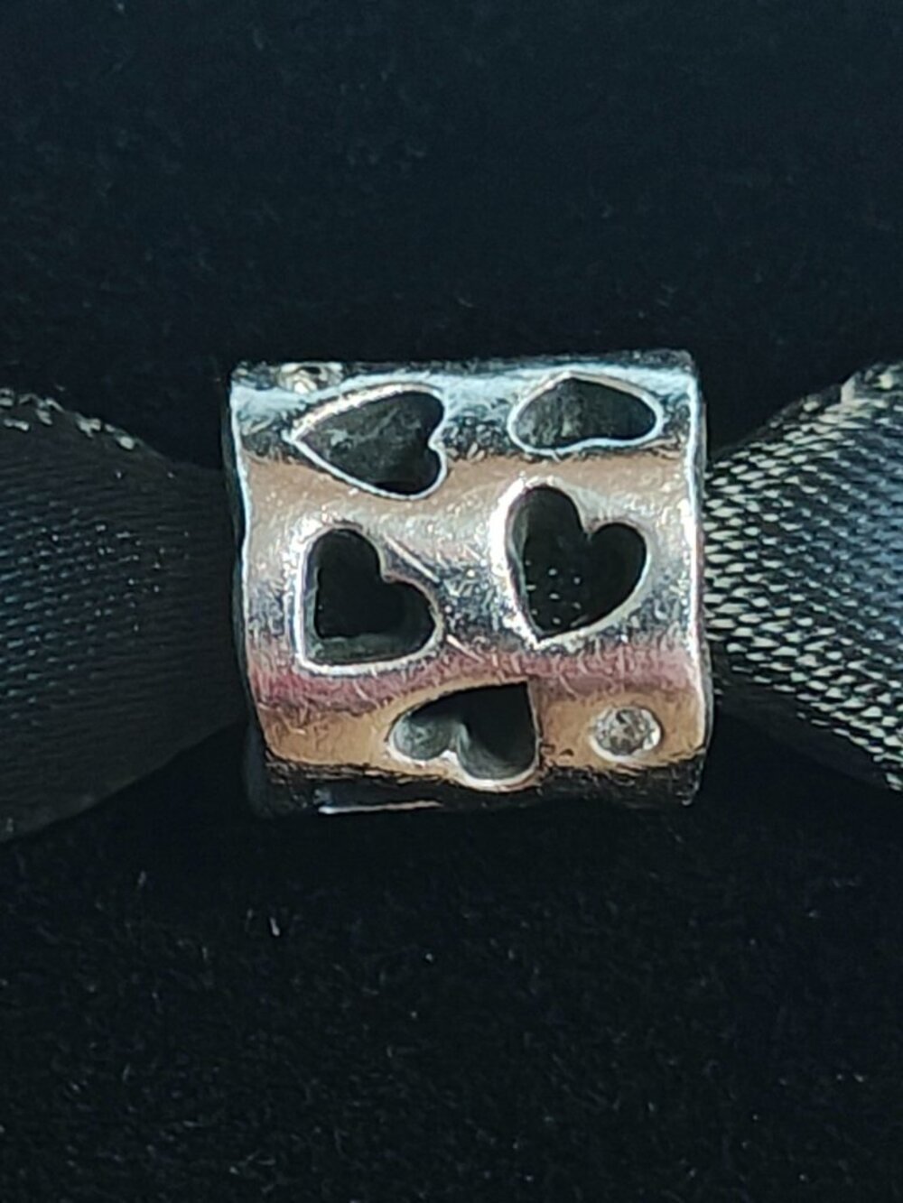 Authentic Pandora Tunnel of Love Charm – 790275CZ Sterling Silver (Retired) - Picture 4 of 10